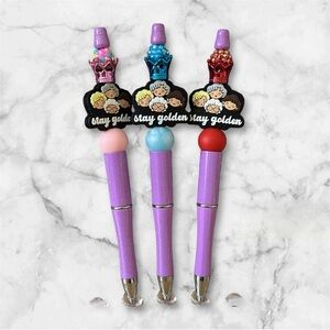 @Space11060 (2) Pens Golden Girls Handcrafted Pen
